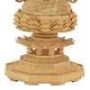 仏像 座釈迦ツゲ眼入上彫八角水煙金泥２０ 特徴5