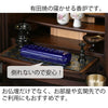 仏具 花摘 寝かせる線香皿 有田焼 大 瑠璃 桃染 特徴 2