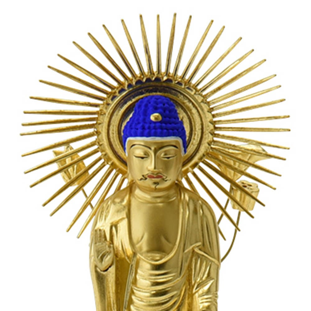 仏像 東 木製 肌粉 八角 4.0寸 | お仏壇のはせがわ公式通販