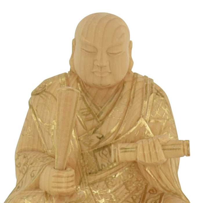 仏像 日蓮 カヤ 金粉紋様 2.0寸 | お仏壇のはせがわ公式通販