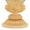 仏像 座釈迦 カヤ 丸台 金粉紋様 ２５ 特徴5