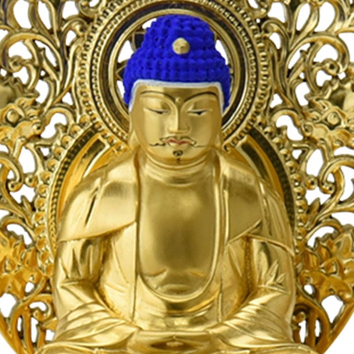 仏像 座釈迦 木製 肌粉 八角Ⅱ ２５ 特徴4