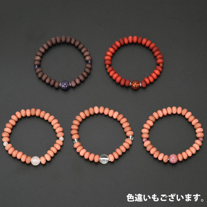 草木染ブレス 桜染桜ミカン玉 RQ仕立 | お仏壇のはせがわ公式通販