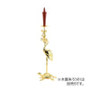 仏具 二具足 利久型鶴付 本金メッキ 2.5寸 特徴 7