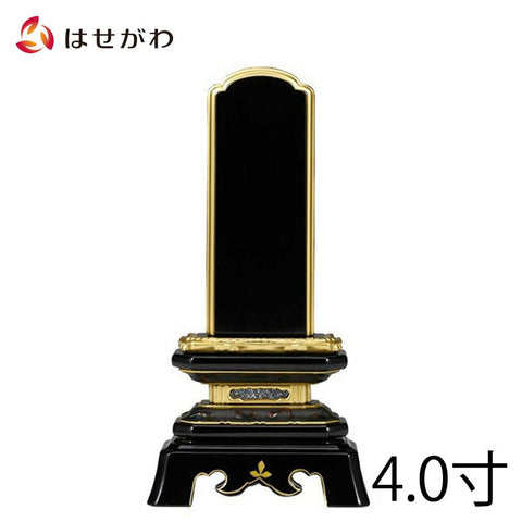 位牌 葵角切 K型 4.0寸  総丈20㎝  特徴1