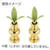 仏具 華瓶 本金メッキ 1.8寸 特徴 3