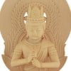 仏像 本尊 大日 白木 丸台 丸光背 2.0寸 特徴 4