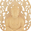 仏像 座釈迦 白木 丸台 ２５ 特徴4