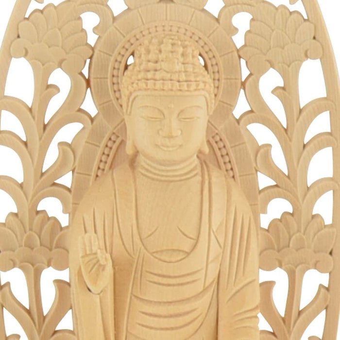 仏像 浄土 白木 丸台 ３５ 特徴4