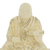 仏像 本尊 日蓮 ツゲ 金粉紋様 2.5寸 特徴 4