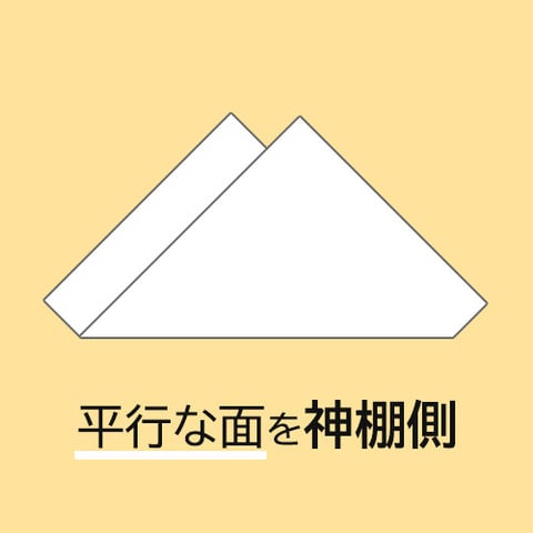 懐紙の折り方
