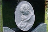 聖母像の凸立体彫例の画像