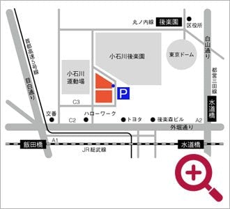 会場までの地図