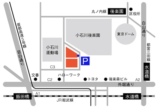 会場までの地図