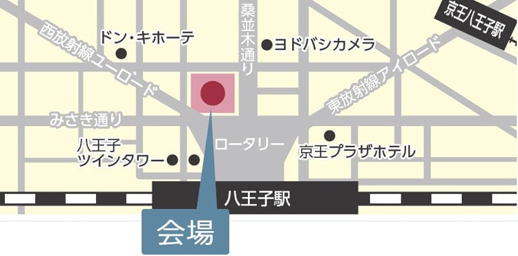 会場までの地図