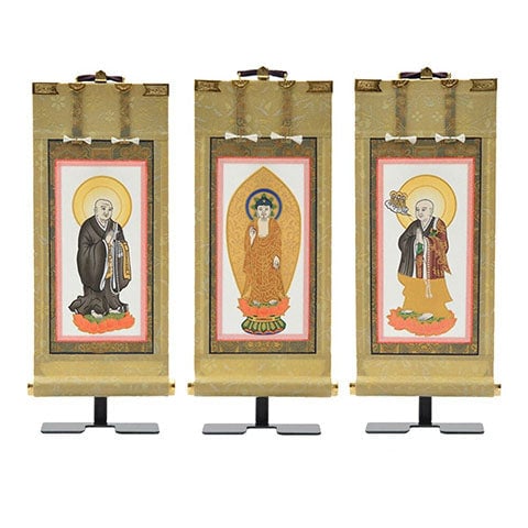 浄土宗の掛軸三幅対の画像