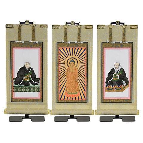 浄土真宗本願寺派の掛軸三幅対の画像