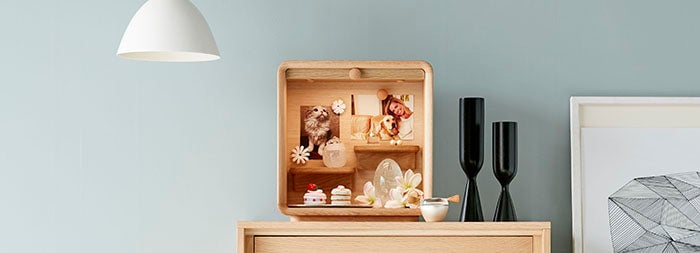 モダンデザインでコンパクトな仏壇